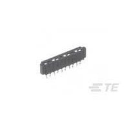 TE CONNECTIVITY Ffc/Fpc Connector, 8 Contact(S), 1 Row(S), Female, Straight, 0.039 Inch Pitch, Solder Terminal,  5-520315-8